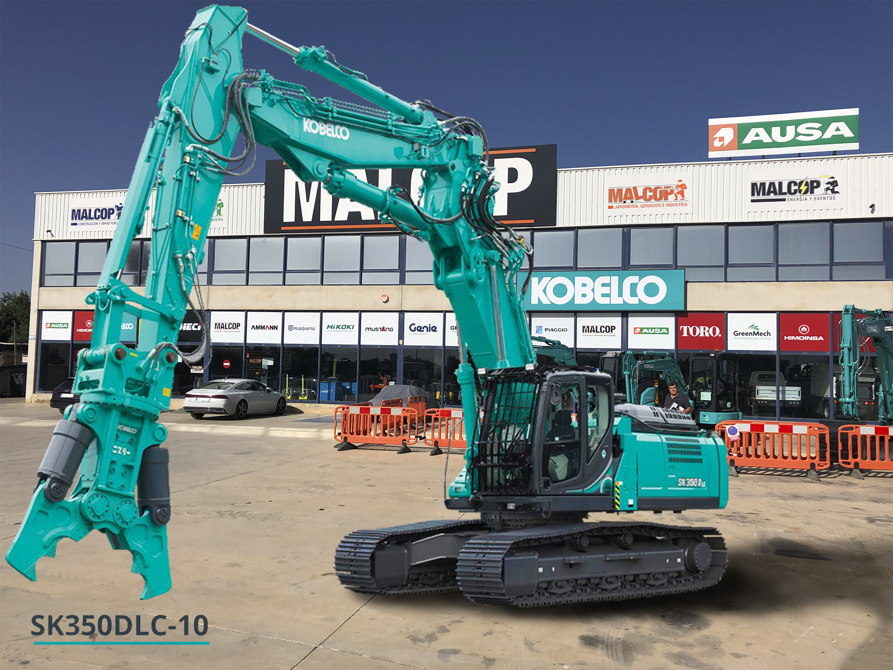 Kobelco lanza su máquina de demolición más pequeña de Europa SK350LC